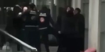 Sınır kapısında kadına şiddet