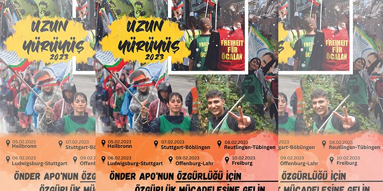 2023 Uzun Yürüyüş Eylemi – Rêber APO’nun Özgürlüğü İçin, Özgürlük Mücadelesine Gelin!