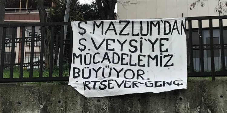 Yurtsever Gençlikten pankart eylemi
