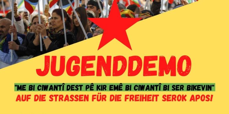 Kurdistan gençliği tecride karşı Stuttgart’ta alanlara çıkıyor