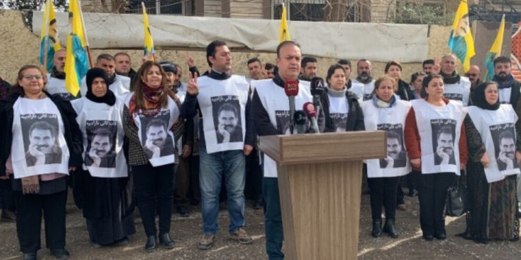 Abdullah Öcalan’a özgürlük Komitesi’nden açlık grevi eylemi