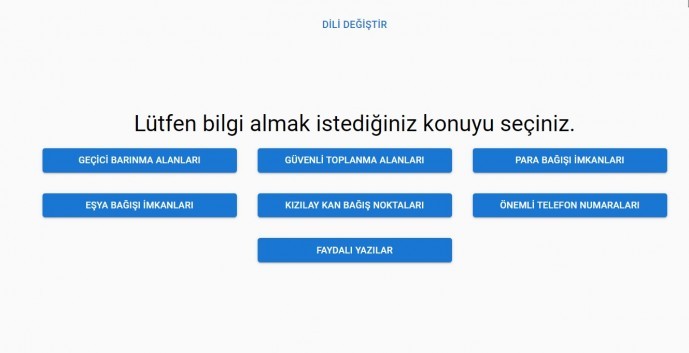 ODTÜ öğrencileri, depremlerle ilgili internet tabanlı arayüz geliştirdi