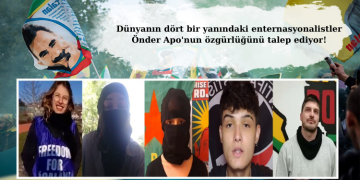 Dünyanın dört bir yanındaki enternasyonalistler Önder Apo’nun özgürlüğünü talep ediyor!