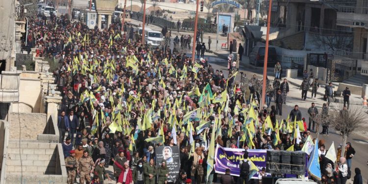 15 Şubat Komplosu Reqa kentinde protesto edildi