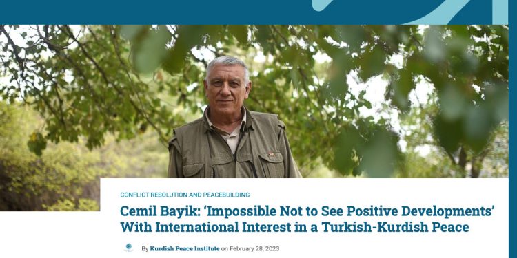 KCK Yürütme Konseyi Eşbaşkanı Cemil Bayık: AKP faşist iktidarı tüm Ortadoğu’yu tehdit ediyor