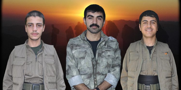HPG şehit düşen 3 gerillanın kimliklerini açıkladı