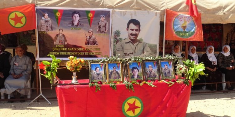 Şehit düşen YJA Star gerillaları için taziye çadırı açıldı