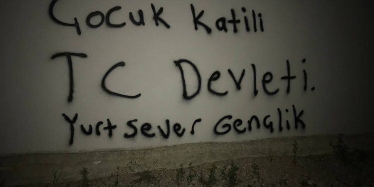 Yurtsever Gençlikten Adana’da yazılama