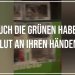 “Elinizde Kan Var İnisiyatifi” Almanya’nın birçok Yeşiller Parti bürosunda eylem gerçekleştirdi
