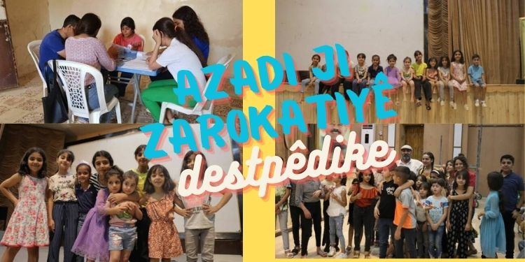 “Azadî Ji Zarokatiyê Destpê Dike’”sloganıyla çocuk tiyatrosu, ağustos ayında 14 oyunla sahne alacak