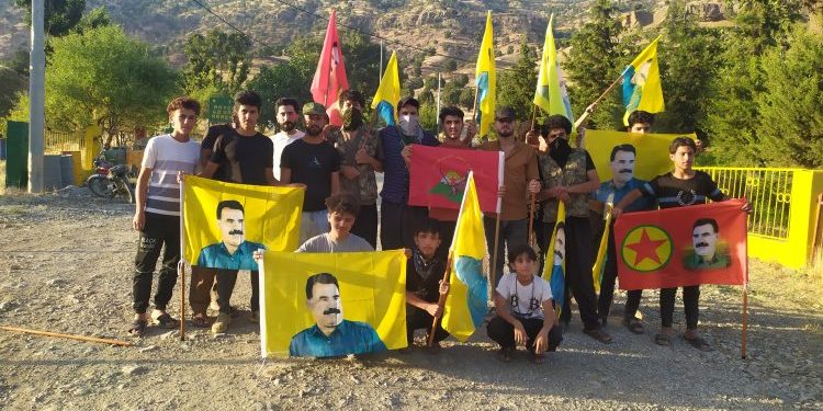 Binarê Qendîlli gençler Lozan Antlaşmasını protesto etti