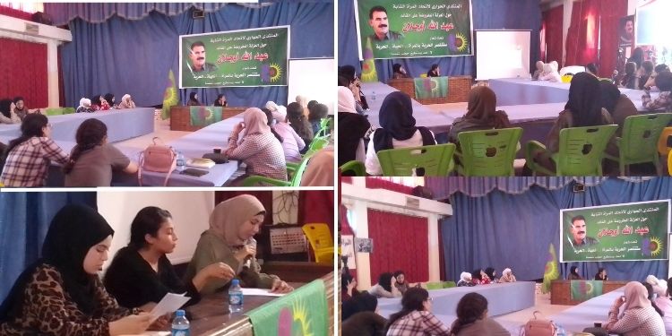 Tebqa Genç Kadınlar Birliği tarafından Önder APO için çalıştay