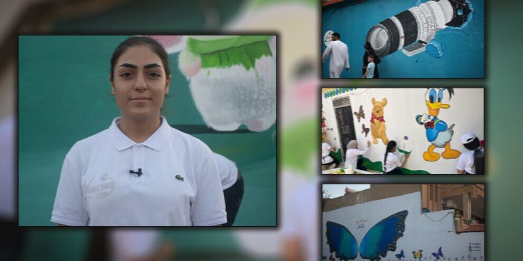 Grafiti ile Qamişlo’yu renklendiren gençler destek bekliyor