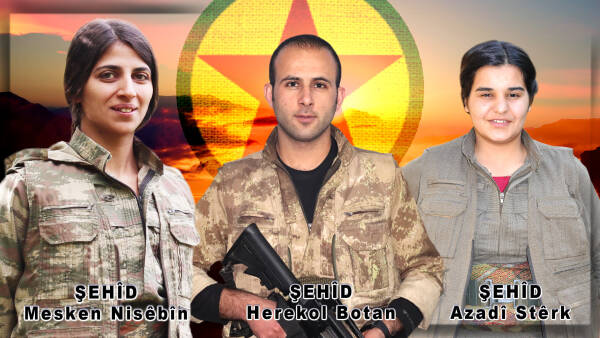 HPG, şehit 3 gerillanın kimliklerini açıkladı