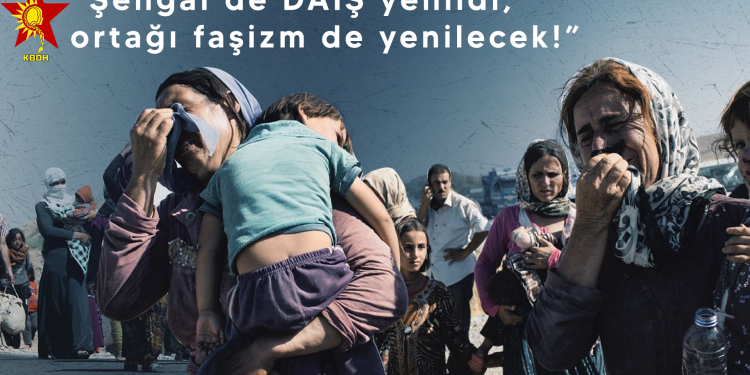 KBDH, “ŞENGAL’DE DAİŞ YENİLDİ; ORTAĞI FAŞİZM DE YENİLECEK!”