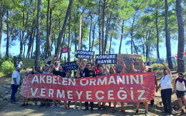 Yaşam savunucuları, Akbelen Ormanını savunmak için nöbet alanında buluşuyor