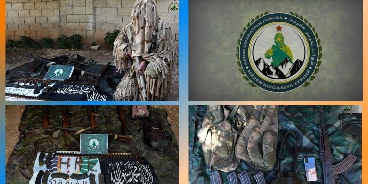 Efrîn Kurtuluş Güçleri: 1 asker ve 15 çete üyesi öldürülmüş, 4 asker ve 8 çete üyesi yaralanmıştır