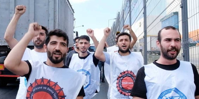 Trendyol işçisi eylemde