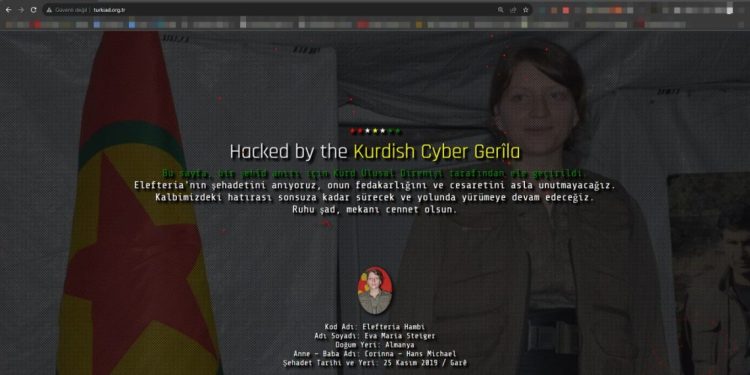 Kürt hacer grubu, Turkiad web sitesini hackledi
