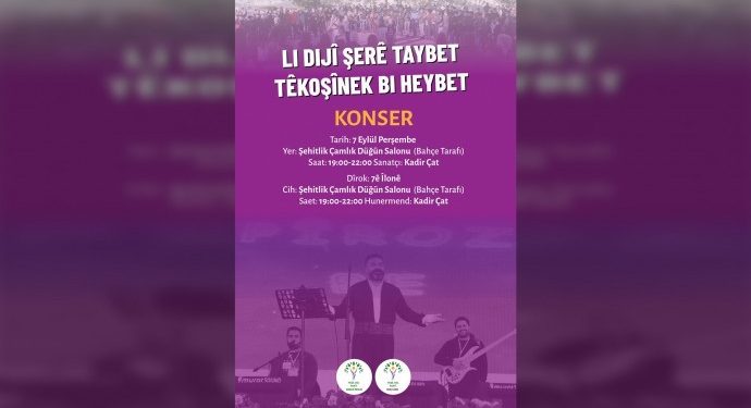 Riha’da ‘özel savaş politikalarına karşı’ konser verilecek