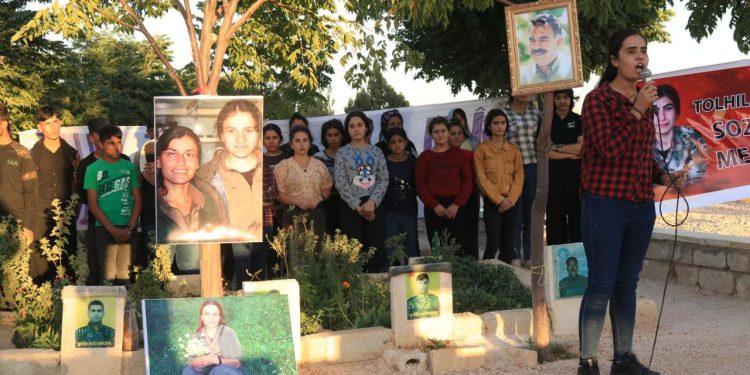 Efrin Genç Kadınlar Birliği, Şehit Sara ve Ruken’i andı