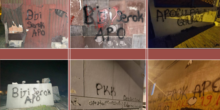 Apocu gençlikten, “Özgürlük Hamlesi” için yazılama eylemi