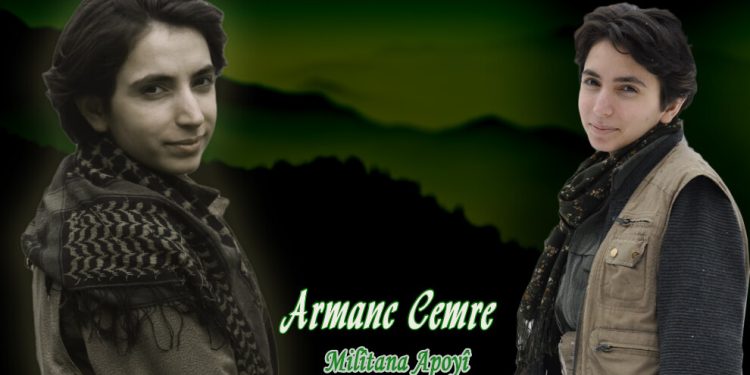 Armanc Cemre: Şehit yoldaşlarına layık bir katılımın sahibi oldu