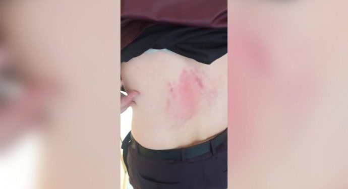 Çırılçıplak soyulup üzerlerine soğuk su döküldü