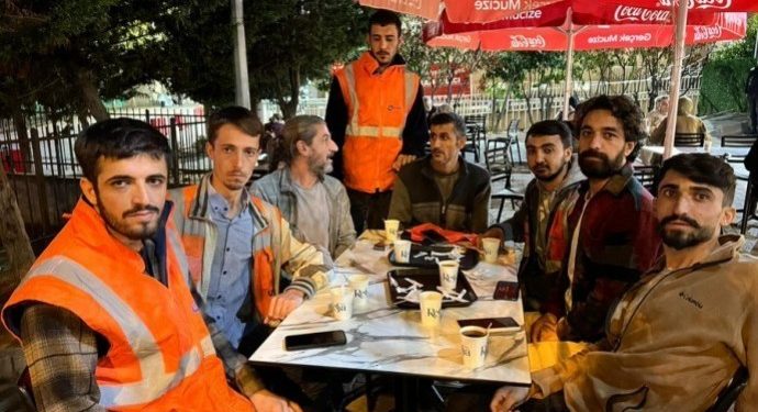 İnşaat işçilerinin eylemi başarıyla sonuçlandı