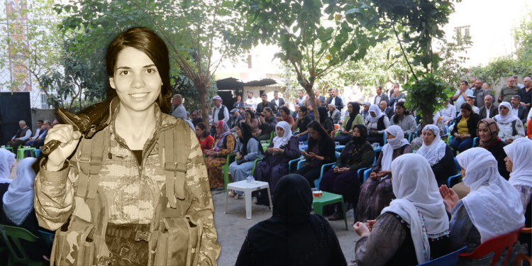 YJA Star gerillası Özmen’in taziyesine kitlesel ziyaret