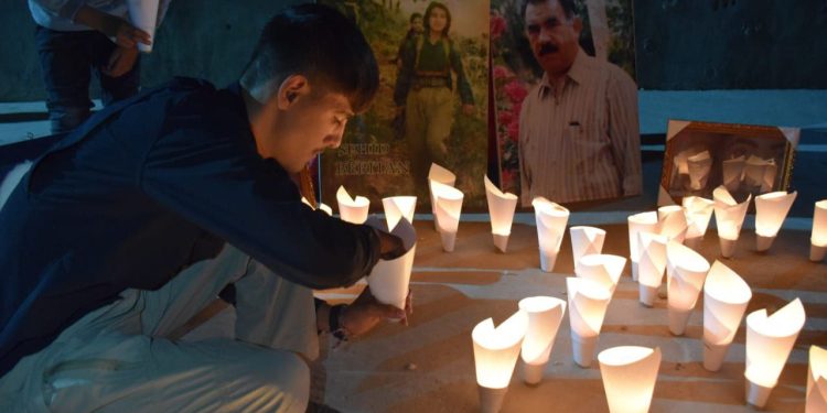 Derik’li gençler Şehit Beritan’ı andı