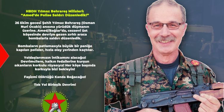 HBDH Yılmaz Behrareş Milisleri: “Amed’de Polise Saldırı Düzenledik!”