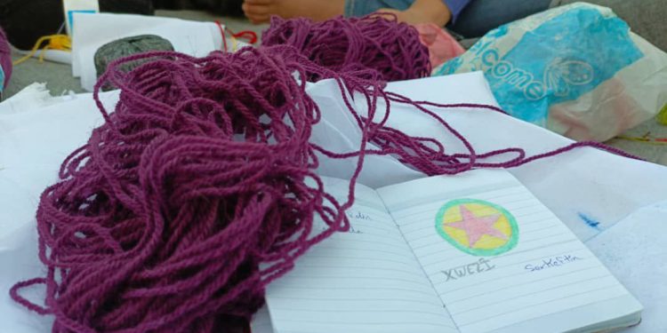 Şehba’lı genç kadınlar “Devrimci Halk Savaşı” temelinde eğitim görüyor