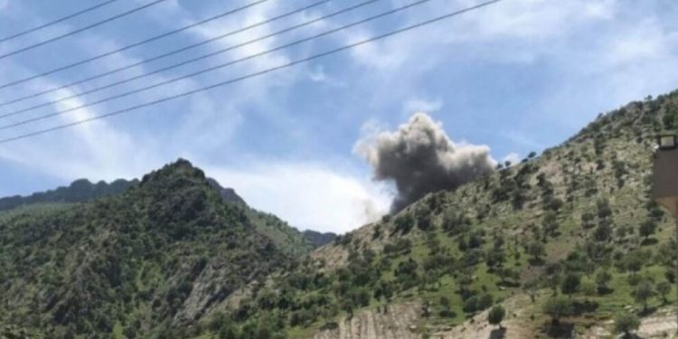 İşgalci Türk devleti Amêdiyê’ye bağlı köyleri bombaladı