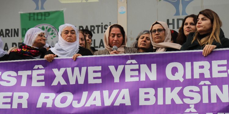 Bakur halkı işgal saldırılarını protesto etti