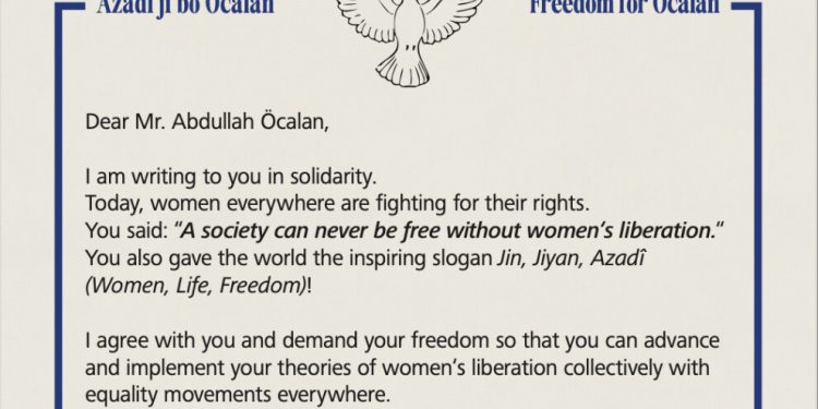 Avrupa’dan İmralı’ya kartpostal kampanyası başlatıldı