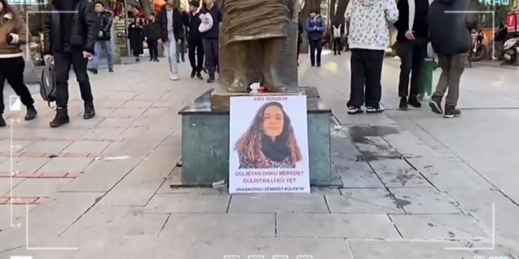 Üniversiteli Feminist Kolektif Ankara’dan seslendi: “Gülistan Doku nerede?”
