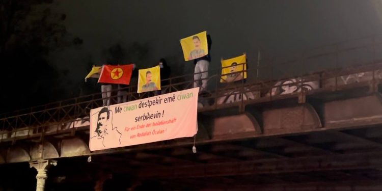 Berlin TCŞ Önder Apo şahsında Kürt halkının yeni yılını kutladı