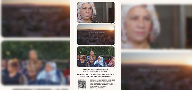7 Şubat’ta Paris’te Kadın devrimi filmi ve semineri