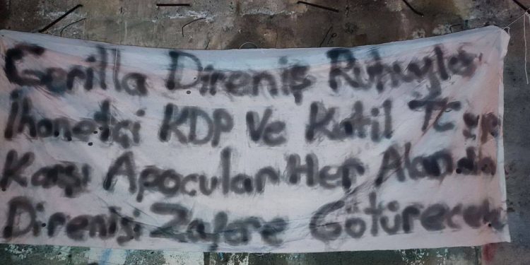 “Gerilla Direniş Ruhuyla İhanetçi KDP ve Katil TC’ye Karşı Apocular Her Alanda Direnişi Zafere Götürecek”