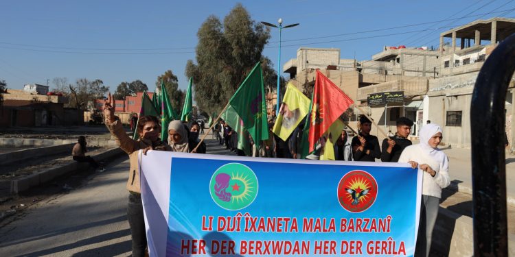 “Barzani ailesinin İhanetine karşı her yer Direniş her yer Gerilla”