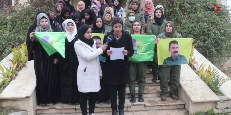 Genç Kadınlar, Tebqa’da Rojva topraklarına yönelik saldırıları kınadı