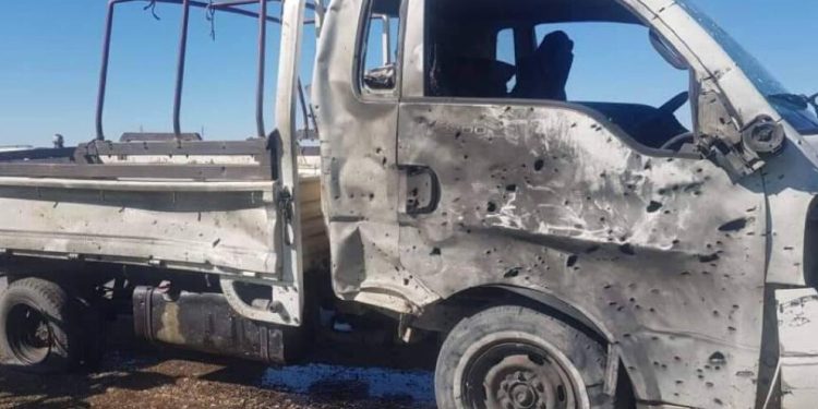 Türk devleti Dêrik’te dört aracı bombaladı