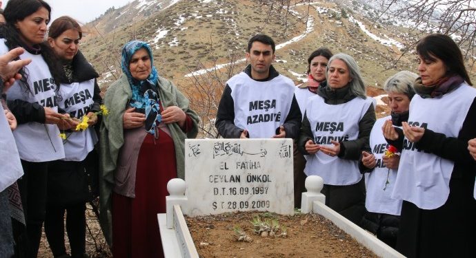 Özgürlük Yürüyüşçüleri Ceylan Önkol’u andı