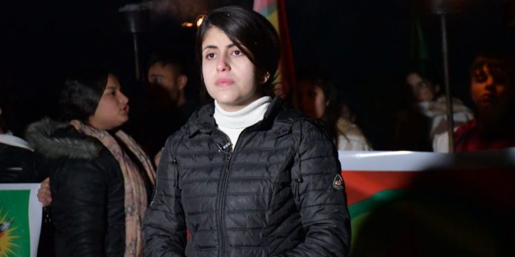 Halep’de gençler, Şehit Sara ve Şehit Bişeng’i andı