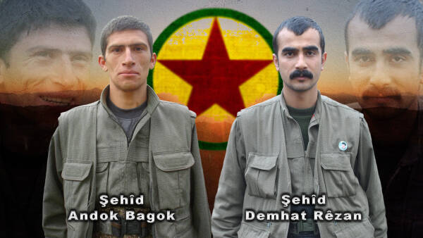 HPG, Amanoslar’da şehit düşen 2 gerillayı saygıyla andı