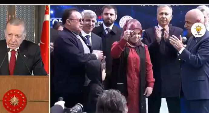 Erdoğan’ın ‘Dairenizi gördünüz mü’ sorusuna ‘Görmedik’ diyen depremzede uyarıldı