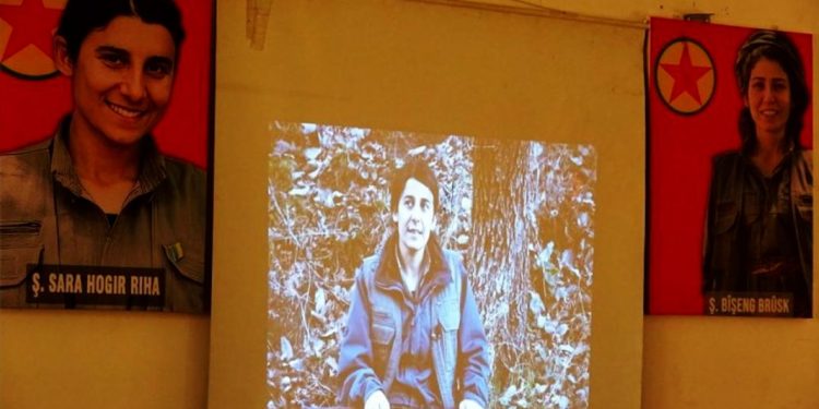 Şehit Bîşeng ve şehit Sara Eyn İsa’da anıldı