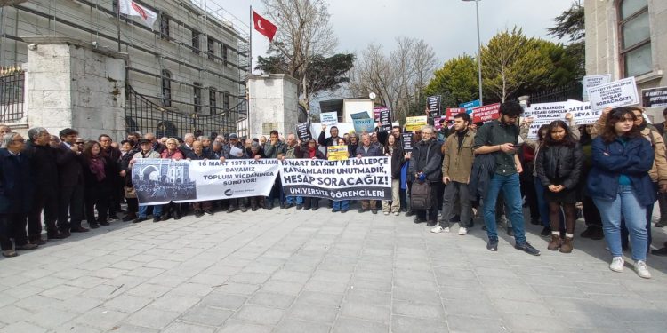 İstanbul Üniversitesi’nde Beyazıt ve Halepçe anması: “Unutmadık, hesap soracağız”