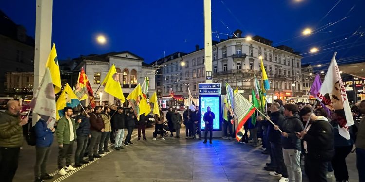 Eylemin bir diğer adresi Wintehrtur kenti oldu